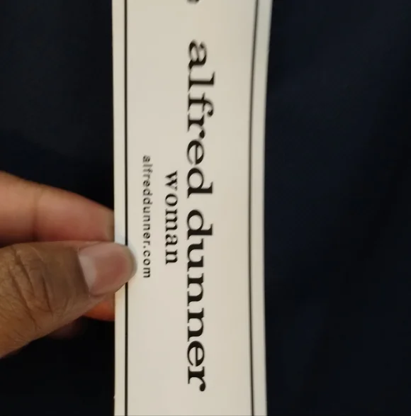 NWT Alfred Dunner Classic Navy Dress Pants Wide Width/Short - Picture 8 of 10